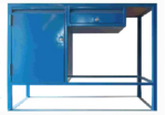 Stôl pracovný 1500mm Model 6 modrý so zámkami - AG Náradie