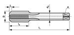 Závitník sadový ručný DIN352 HSS 2N M52 II. - DIN 352 sadový, metrický | ***