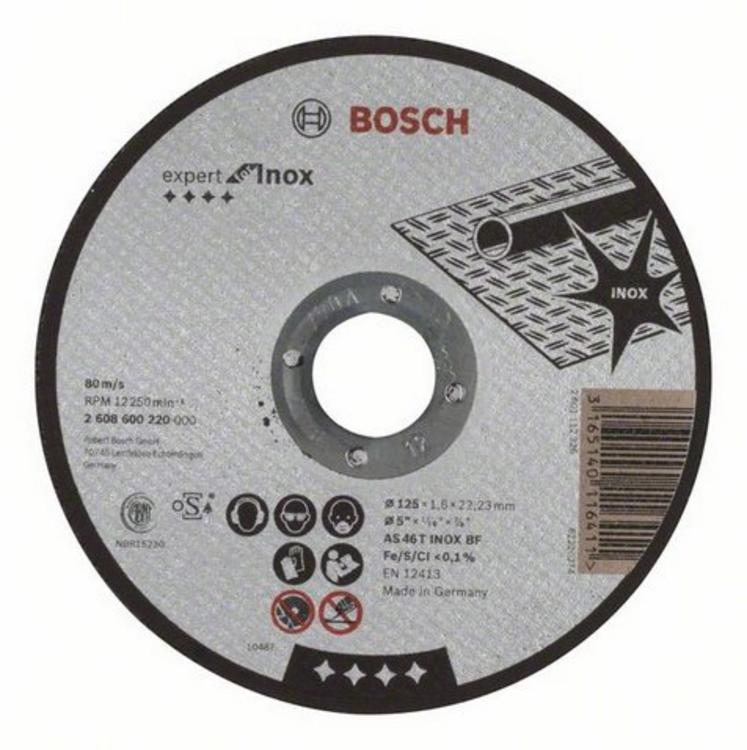 Bosch kotúč 125x1,6 inox 2.608.600.220