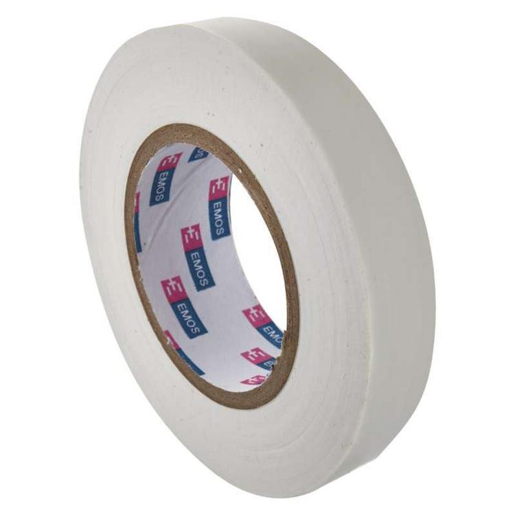 Páska izolačná PVC 15x10m biela F61511