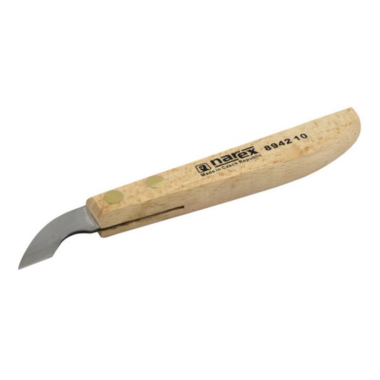 Nôž rezbársky vyrezávací malý drevená rukoväť 8942 10