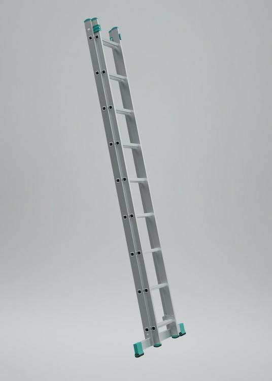 Rebrík dvojdielny univerzálny EUROSTYL 2x 9 2,6m 7509