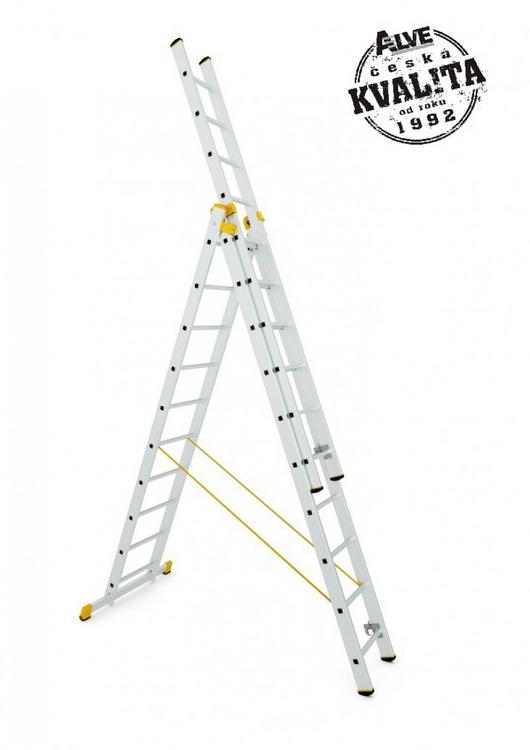 Rebrík trojdielny univerzálny FORTE 3x 8 2,4m 8608