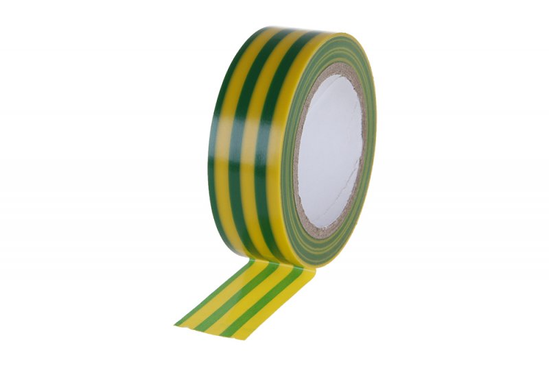 Páska PVC 19 mm x 0,13 mm x 10 m žlto-zelená 38925