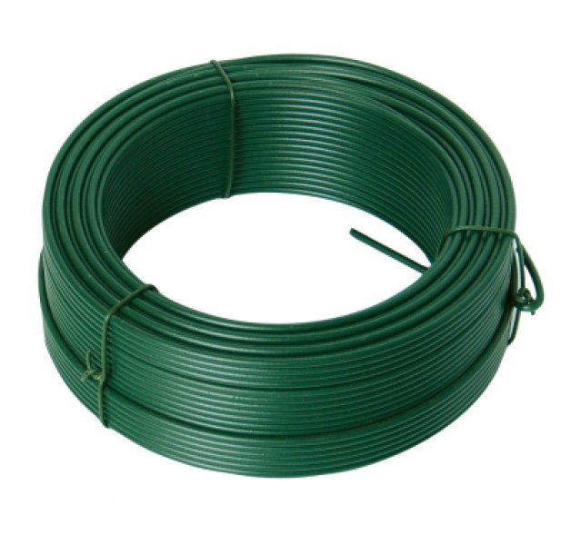Drôt napínací PVC o 2,6 mm x 52 m zelený 42252