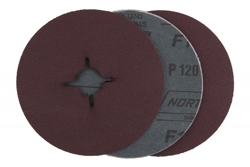 Kotúč fibrový priemer 125 mm Zrnitosť 120 3 ks 22164