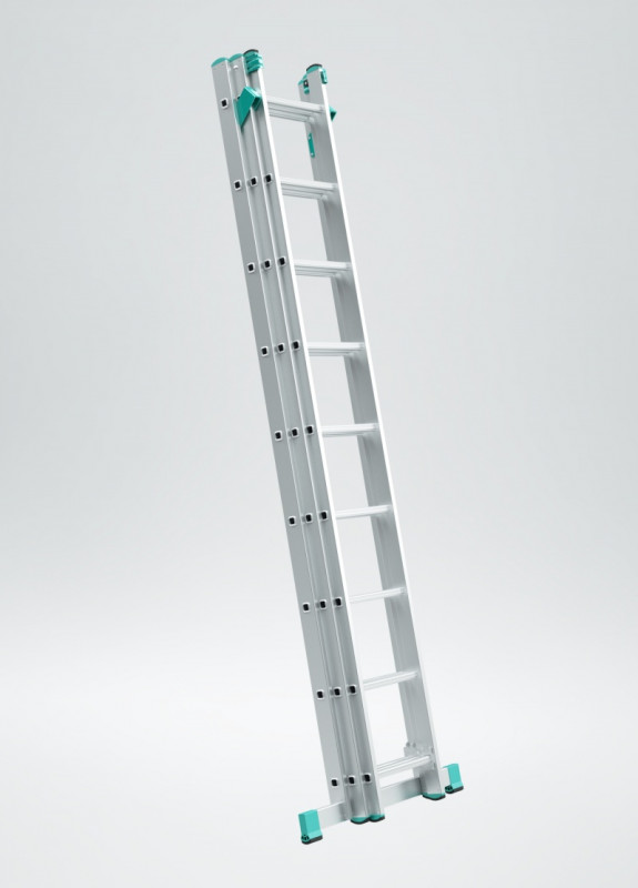 Rebrík trojdielny univerzálny (úns) EUROSTYL 3x 8 2,3m 7808 