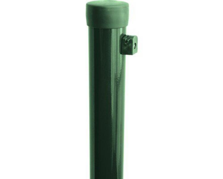 Stĺpik povlak PVC 1750/38/1,25 zelený s čiapočkou