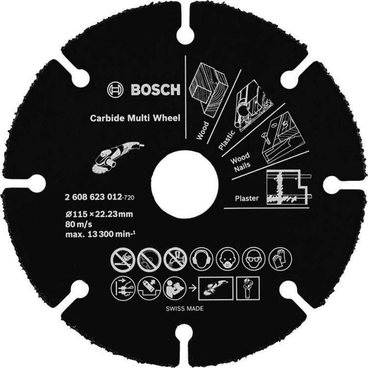 Bosch Kotúč 115x22 carbide 23mm 2.608.623.012