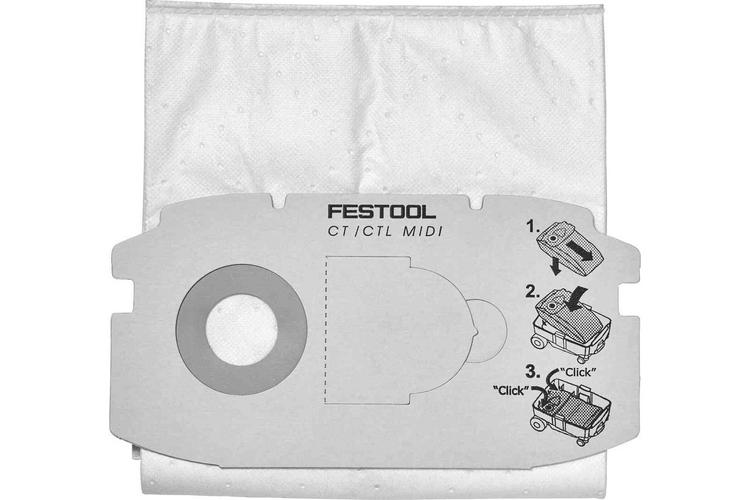 Festool filtračné vrecko CT MIDI 498411 (494105) balenie 5 ks