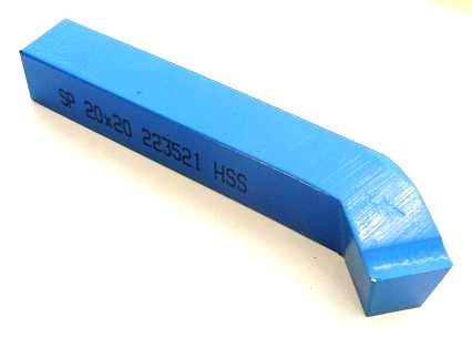 Sústružnýcky nôž z rýchloreznej oceli - uberací zahnutý 20x20x125 mm - AG Náradie