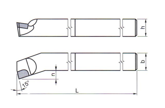 Sústužnícky nôž - vnútorný uberací 25x25 mm S 30 - AG Náradie