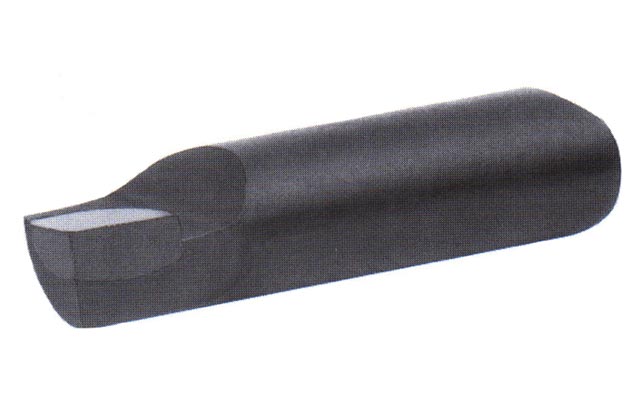 Sústružnícky nôž s pájkovanou dostičkou zo SK, vyvrtávací kolmý 20x63 mm H 10