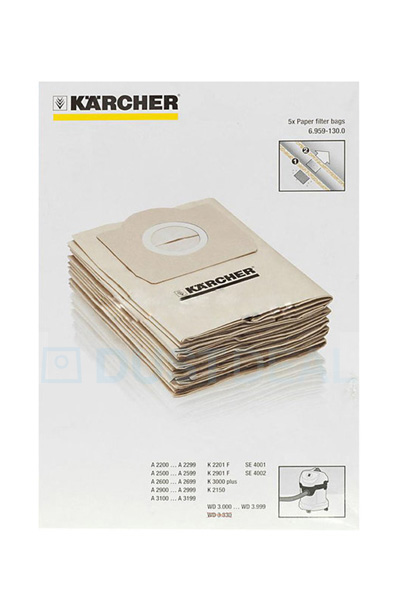 Sáčok do vysávača pre Kärche r2.863-314.0 (4 vrecká)  - AG Náradie