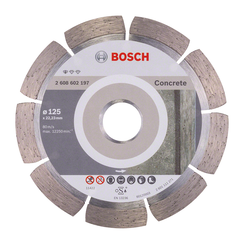 Diamantový kotúč rezací Standard for Concrete &Oslash; 125 x 22,23 x 1,6 x 10 mm - AG Náradie