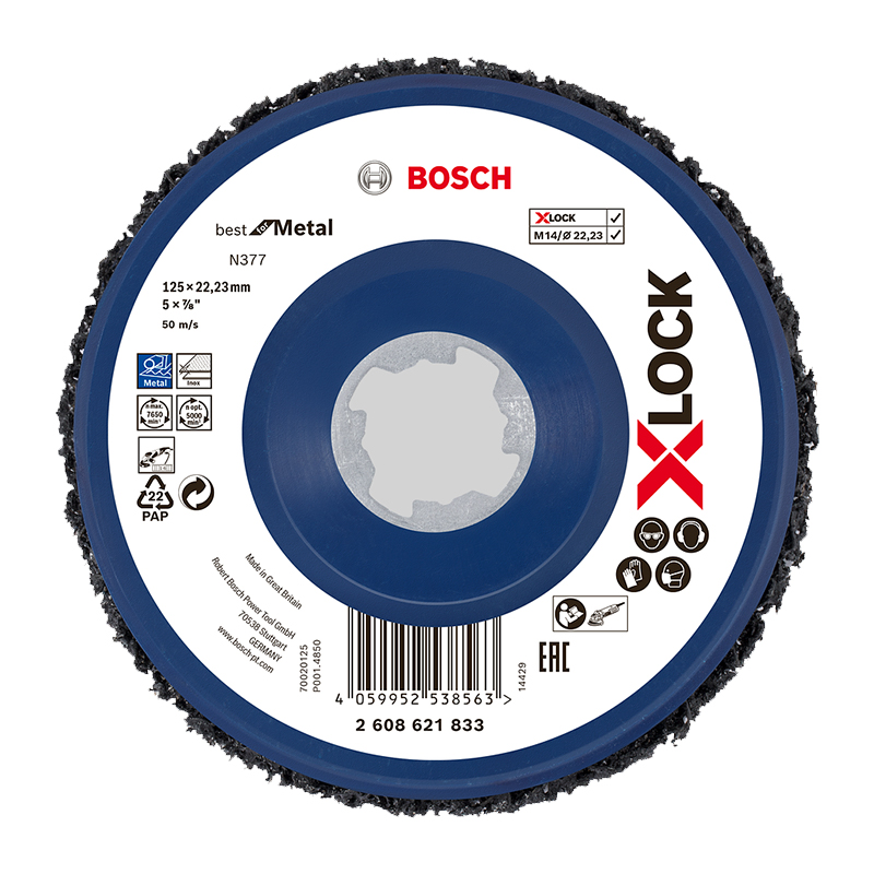 Bosch Kotúč &Oslash; 125mm Cleaning N377 Metal 2.608.621.833 - Leštiace kotúče | ***