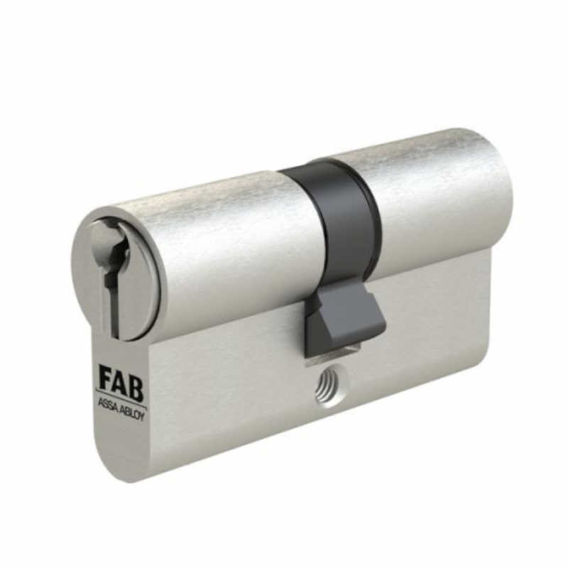 Vložka FAB 2 Nikel matný 30+30mm  3 kľúče 125210 - AG Náradie