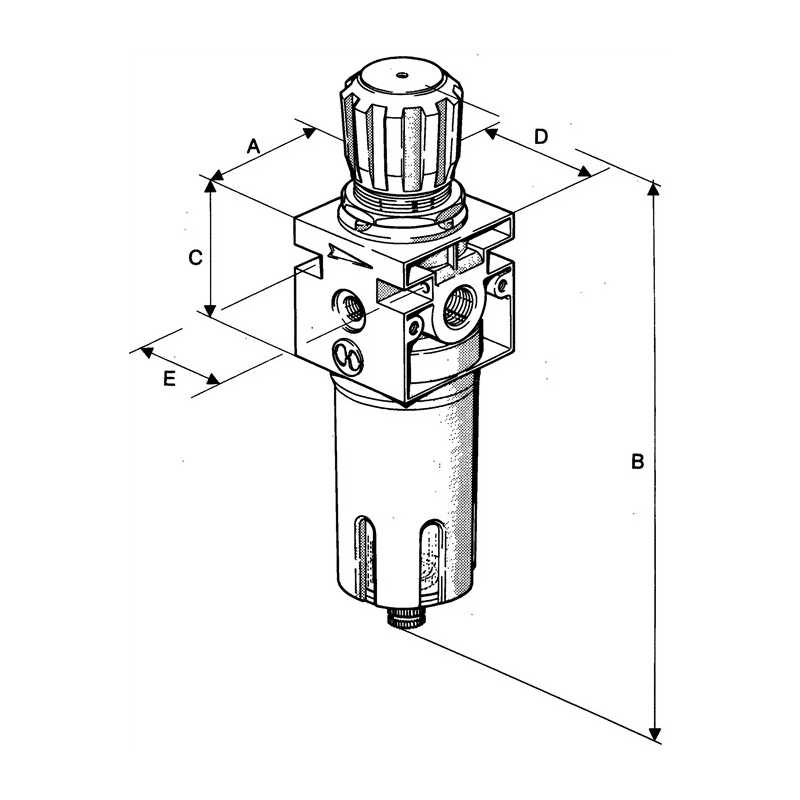 Regulátor tlaku s filtrom FDM 3/8 W DGKD325026