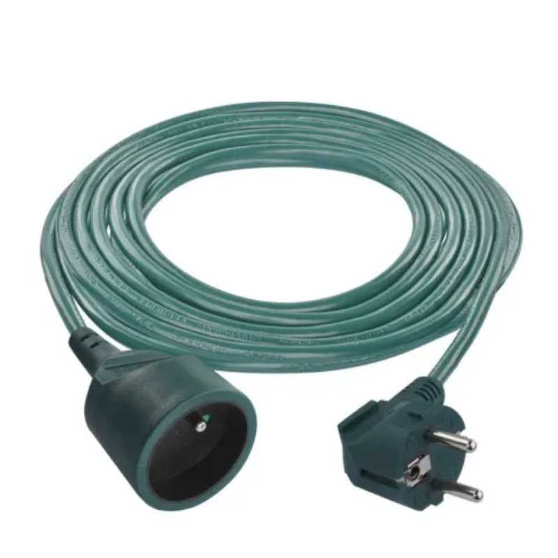 Kábel predlžovací 1z/ 5m 1,0mm zelený P0115Z - Káble predlžovacie | ***